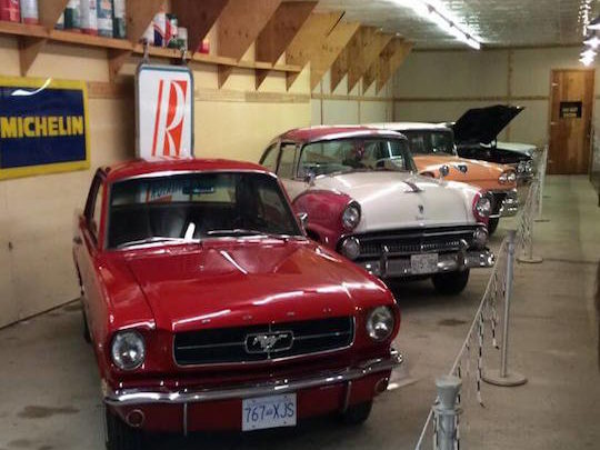 Cars in Collector's Barn