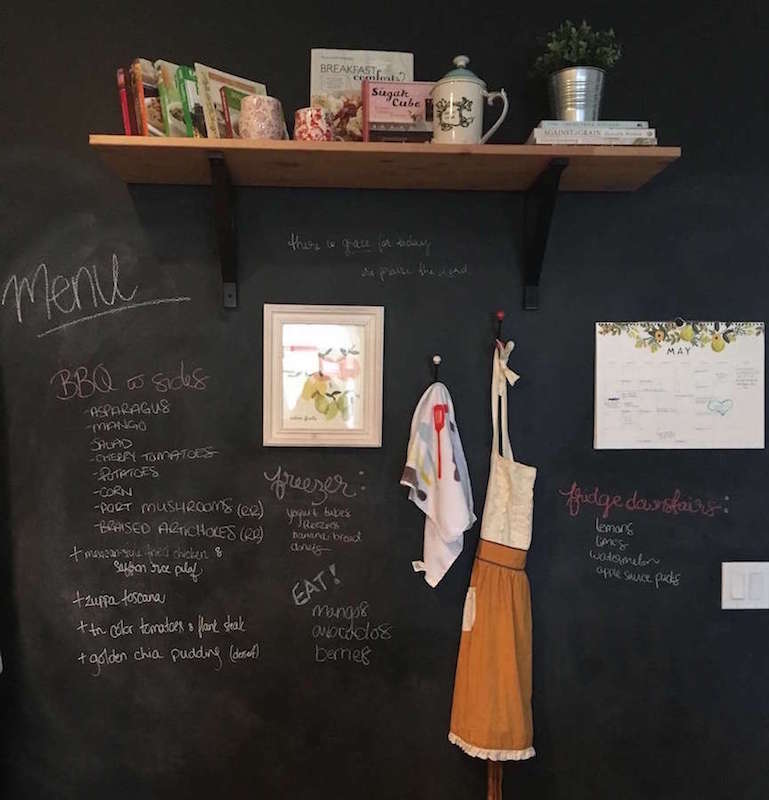 Kitchen Blackboard Wall