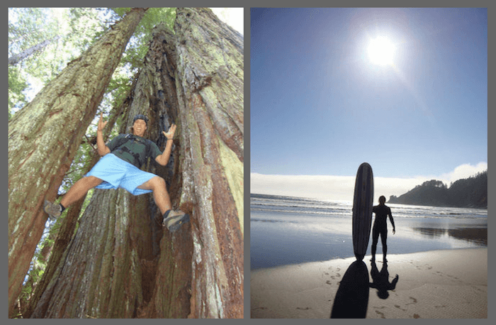 Redwoods & Surfing