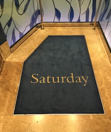 Cruise Elevator Mat - Saturday